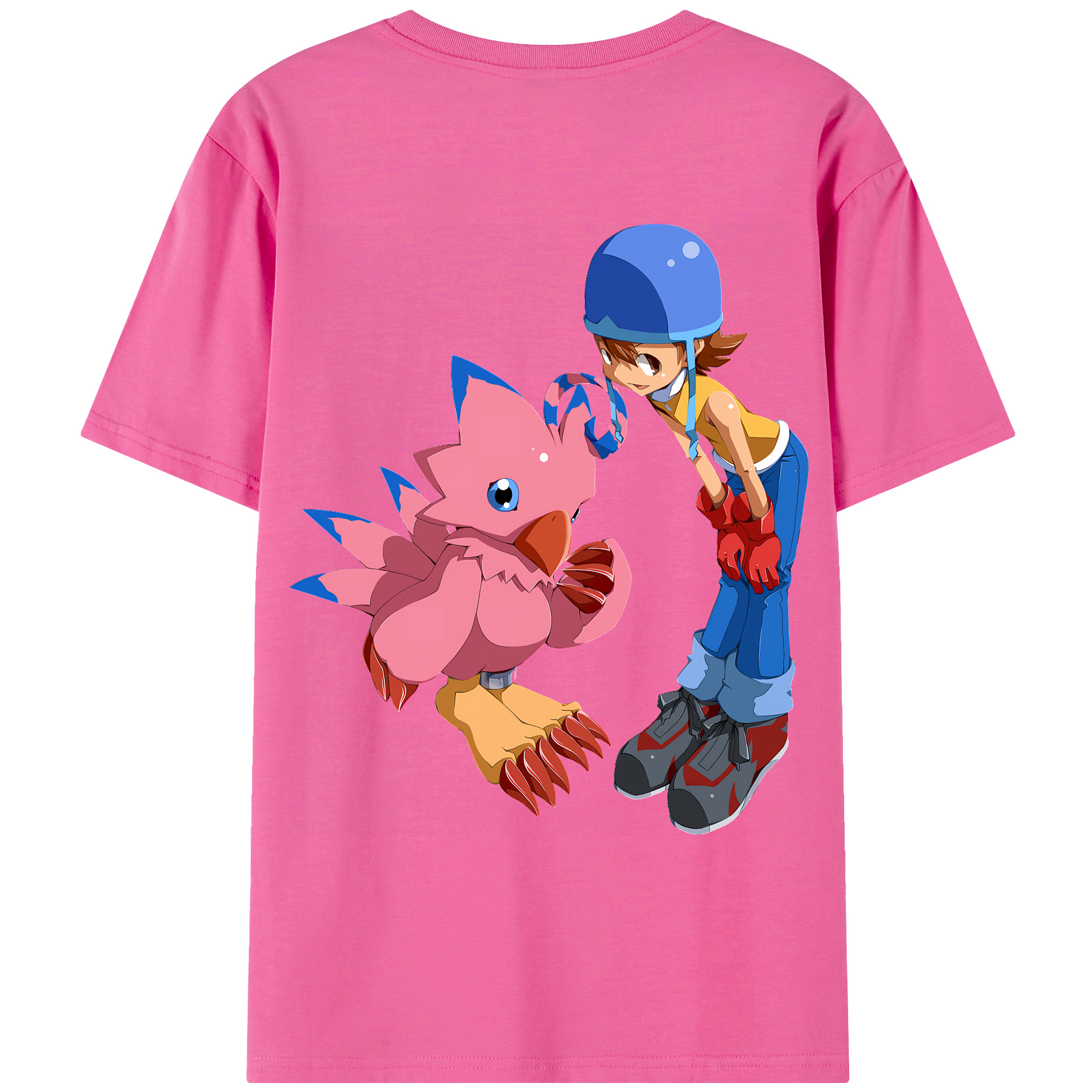 （画像用） Digimon デジタルモンスター/デジモン レディース半袖Tシャツ(バックプリント)